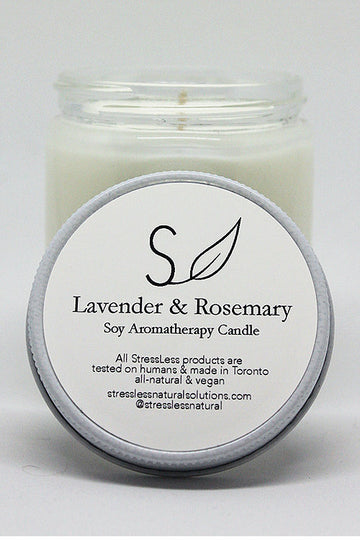 Lavender & Rosemary Aromatherapy Candle
