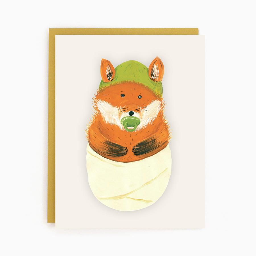 Baby Fox card