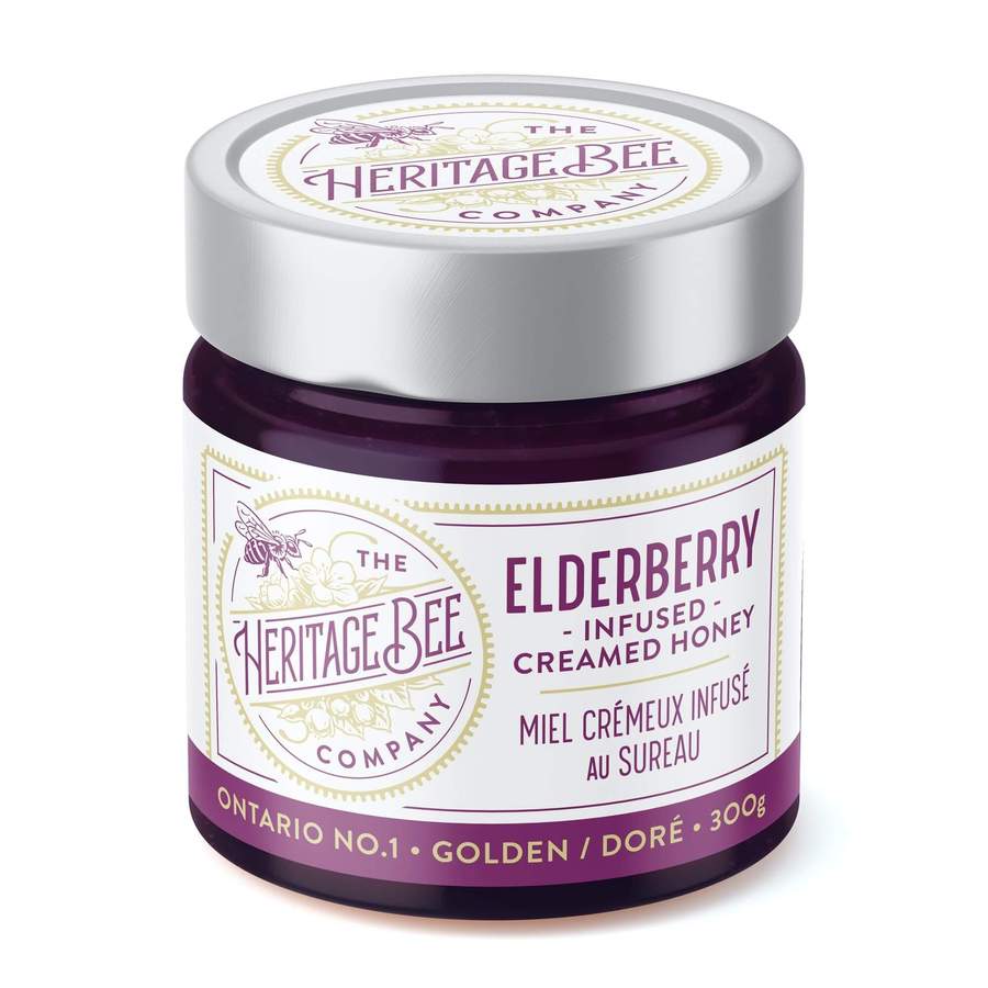 Elderberry Infused Cream Honey