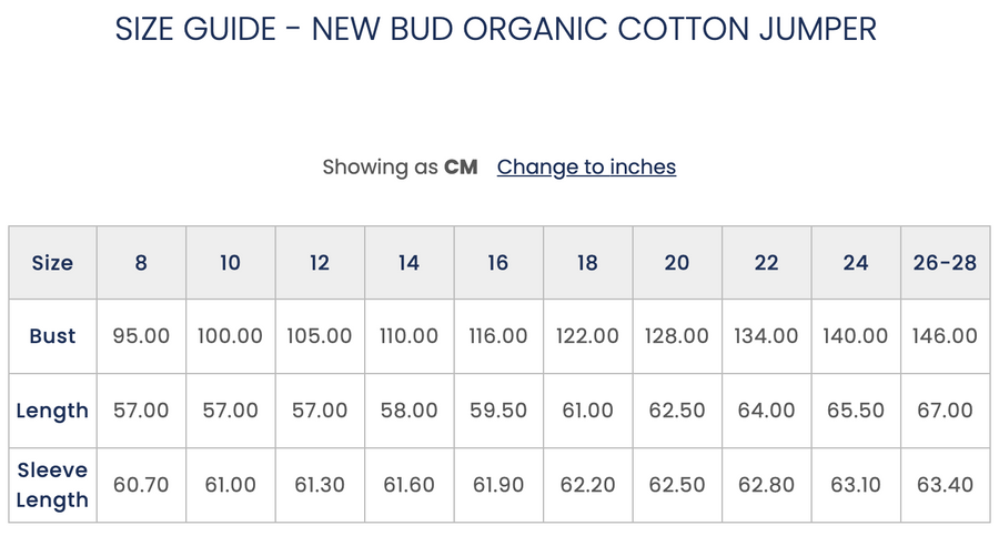 New Bud Organic Cotton Sweater